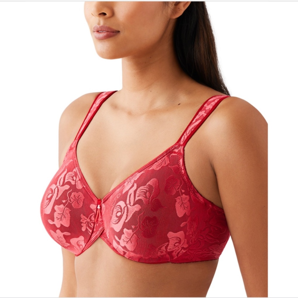 Wacoal Women's Awareness Full Figure Seamless Underwire Bra in Equestrian Red ! - Picture 2 of 3